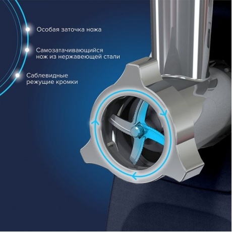 Мясорубка Аксион М 62.02 темно-синий - фото 11