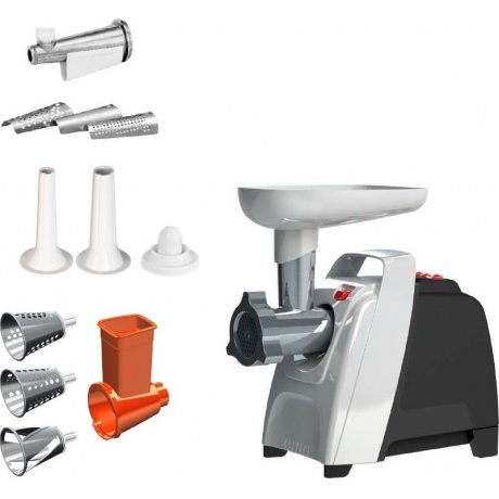 

Мясорубка Аксион М 61.02 черный/серебристый