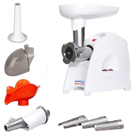 Мясорубка Аксион М 41.04 белый - фото 1