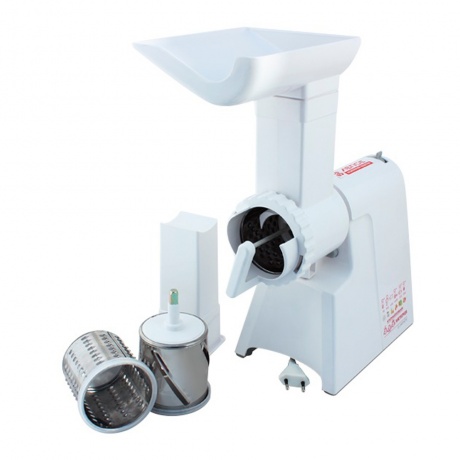Мясорубка Мастерица КЭМ-02 600Вт белый - фото 3
