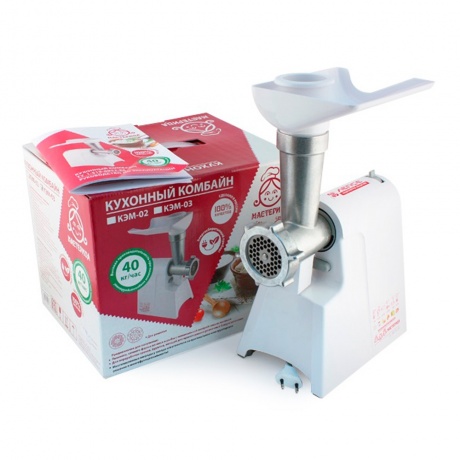 Мясорубка Мастерица КЭМ-02 600Вт белый - фото 4