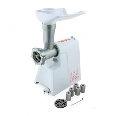 Мясорубка Мастерица КЭМ-02 600Вт белый - фото 5