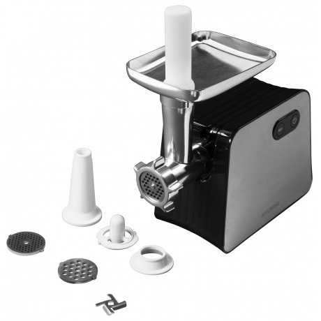 Мясорубка Hyundai HY-MG2322 1200Вт черный/серебристый - фото 2