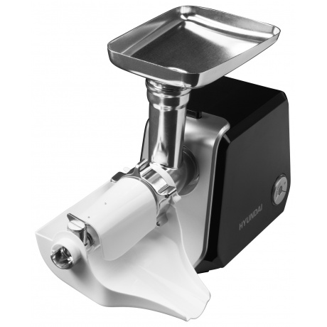 Мясорубка Hyundai HY-MG4422 1200Вт черный/серебристый - фото 2