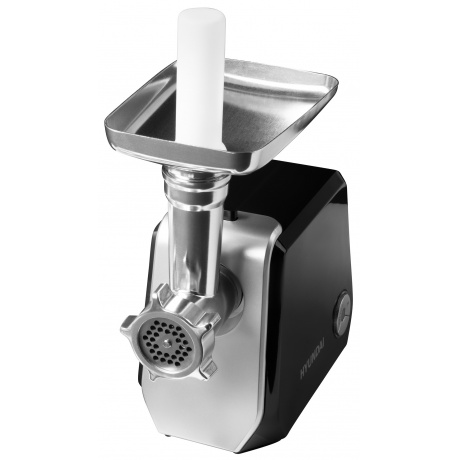 Мясорубка Hyundai HY-MG4422 1200Вт черный/серебристый - фото 4