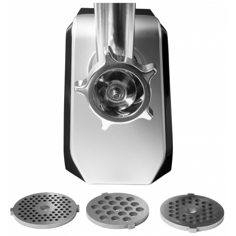 Мясорубка Hyundai HY-MG4422 1200Вт черный/серебристый - фото 8