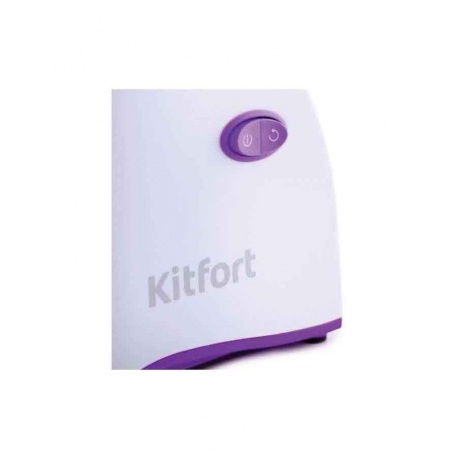 Мясорубка Kitfort КТ-2111-1 бело-фиолетовая - фото 2
