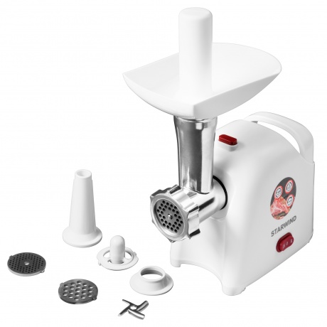 Мясорубка Starwind SMG3110 1500Вт белый - фото 3