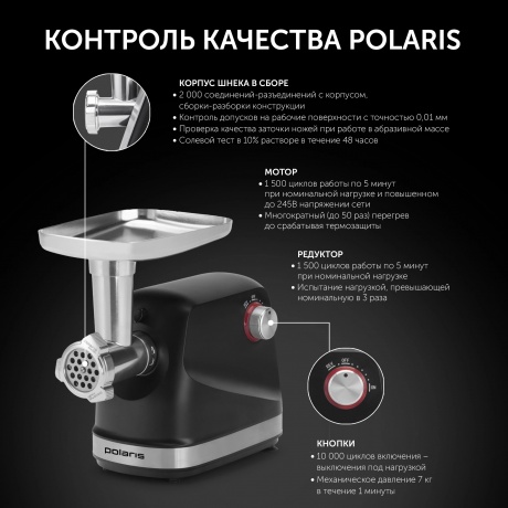 Мясорубка Polaris PMG 2582 - фото 15