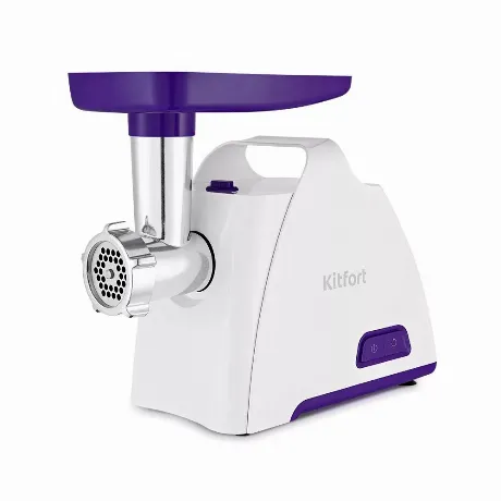 Мясорубка Kitfort КТ-2112-1 1300Вт белый/синий