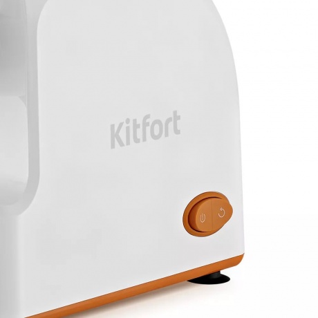 Мясорубка Kitfort КТ-2113-1 1000Вт белый/оранжевый - фото 2