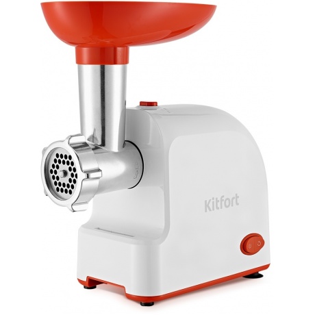 Мясорубка Kitfort КТ-2113-3 1000Вт белый/красный