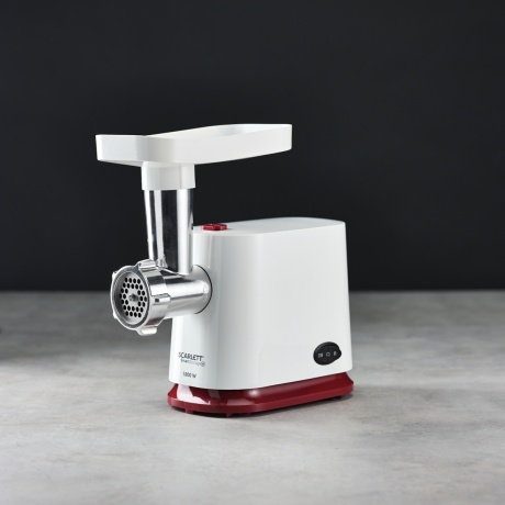 Мясорубка Scarlett SC-MG45M23 1800Вт белый/красный - фото 18