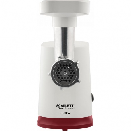 Мясорубка Scarlett SC-MG45M23 1800Вт белый/красный - фото 6