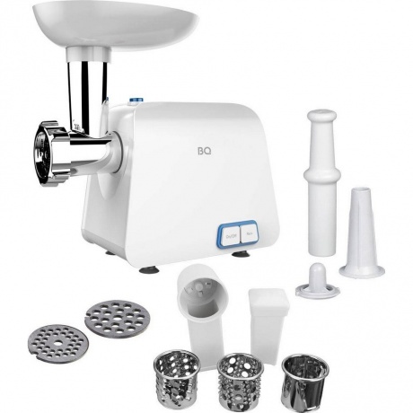 Мясорубка BQ MG1004 Белый-Синий - фото 2