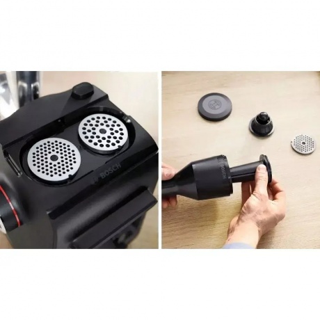 Мясорубка Bosch MFWS440B черный - фото 5