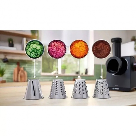 Мясорубка Bosch MFWS440B черный - фото 9