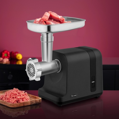 Мясорубка Rondell RDE-1456 3000Вт черный - фото 8