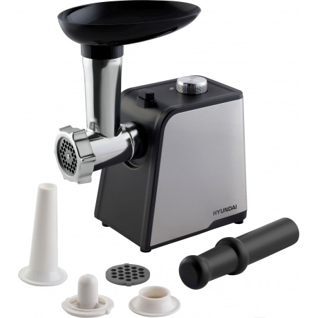 Мясорубка Hyundai HY-MG2214 1800Вт серебристый/черный - фото 2