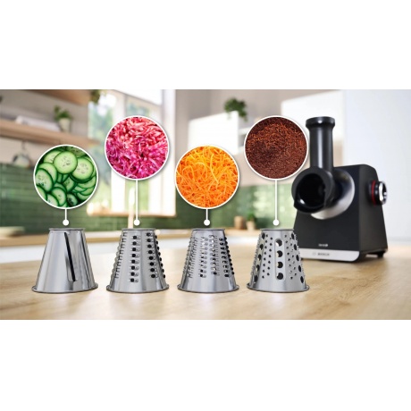 Мясорубка Bosch MFWS640B 2100Вт черный - фото 7