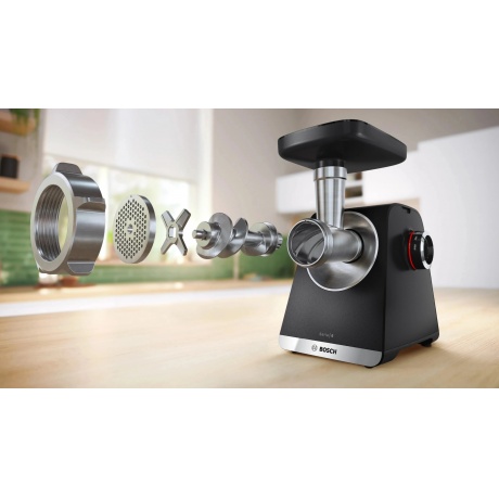 Мясорубка Bosch MFWS640B 2100Вт черный - фото 10