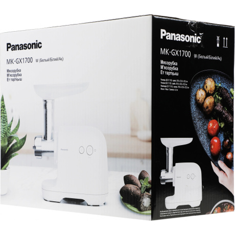Мясорубка MK-GX1700WTQ белый  PANASONIC - фото 3