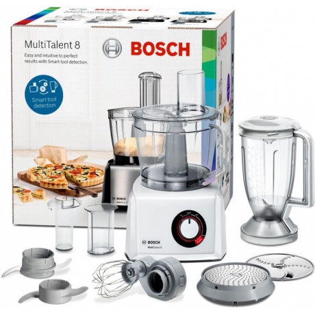 Кухонный комбайн Bosch MC812W501 1000Вт белый - фото 6
