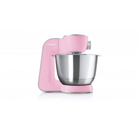 Кухонный комбайн Bosch MUM58K20 1000Вт розовый/серебристый - фото 1
