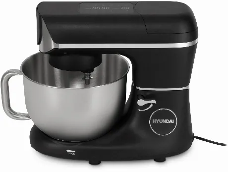 Кухонная машина Hyundai HYM-S8591 планетар.вращ. 1500Вт черный/с...