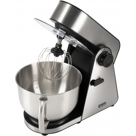 Кухонная машина Rondell RDE-1405 планетар.вращ. 1800Вт серебристый - фото 6