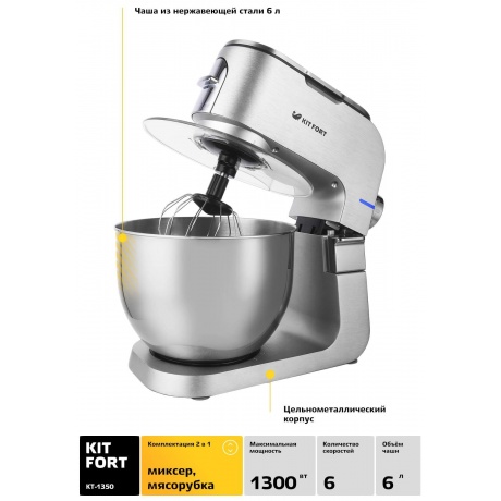 Комбайн Kitfort KT-1350 отличное состояние - фото 4