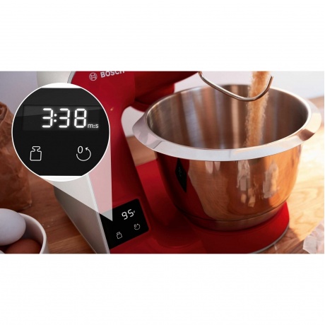 Кухонный комбайн Bosch MUM5X720 красный/серый - фото 3