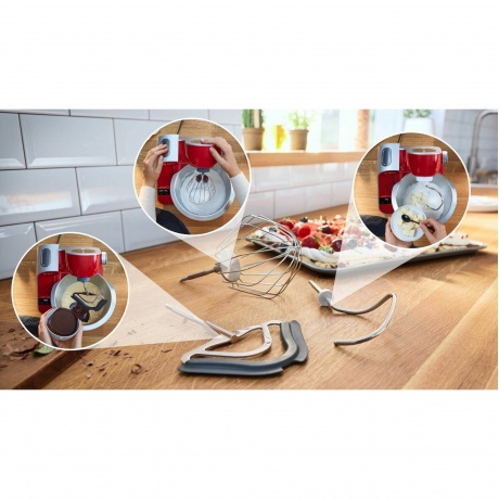 Кухонный комбайн Bosch MUM5X720 красный/серый - фото 6