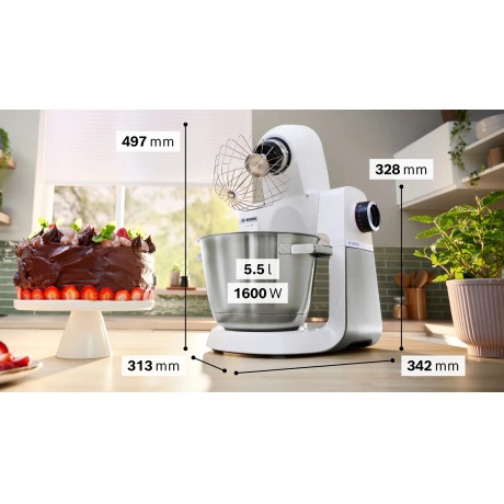 Кухонная машина Bosch MUMS6EW00 белый - фото 3