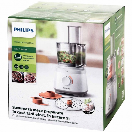 Кухонный комбайн Philips HR7310/00 белый - фото 4
