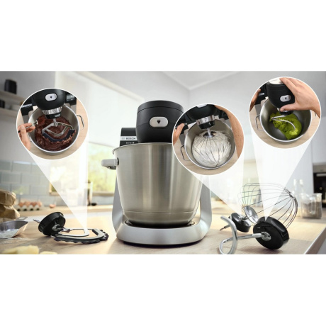 Кухонная машина Bosch MUMS6ZS17 планетар.вращ. 1600Вт черный - фото 8