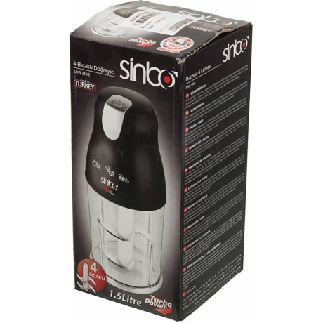 Блендер стационарный Sinbo SHB 3106 черный - фото 6