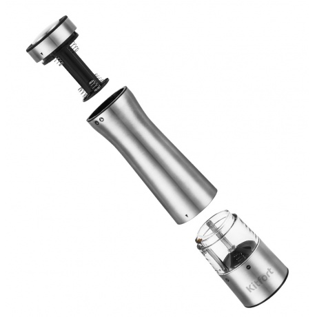 Перечница электрическая Kitfort КТ-2029 серебристый - фото 5