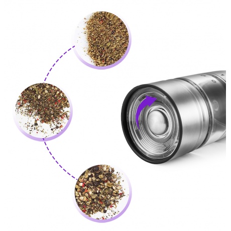 Перечница электрическая Kitfort KT-2030 серебристый - фото 4