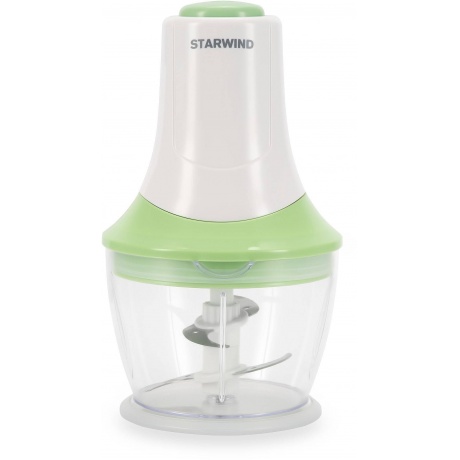 Измельчитель электрический Starwind SCP2010 1л. 300Вт белый/зеле...