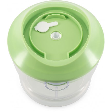 Измельчитель электрический Starwind SCP2010 1л. 300Вт белый/зеленый - фото 5