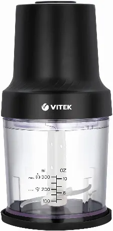 Измельчитель электрический Vitek VT-7131 0.3л. 800Вт черный