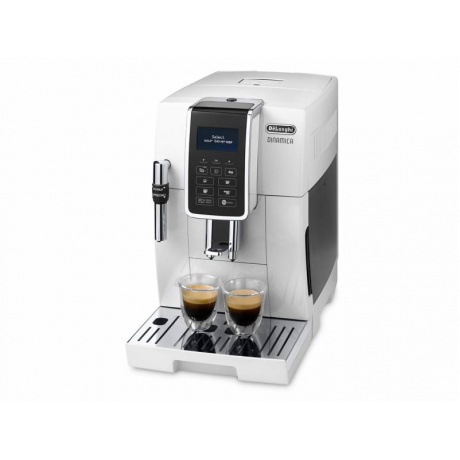 Кофемашина Delonghi Dinamica ECAM350.35.W 1450Вт белый - фото 1