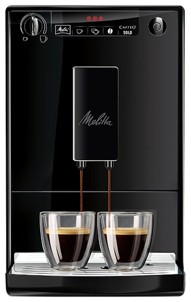 Кофемашина автоматическая Melitta Caffeo Solo Pure Black E 950-222 - фото 1