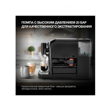 Кофемашина Hyundai HAM-4001 1350Вт черный - фото 16