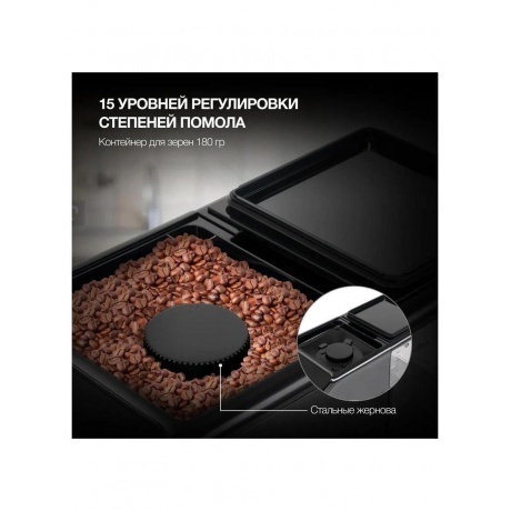 Кофемашина Hyundai HAM-4001 1350Вт черный - фото 17