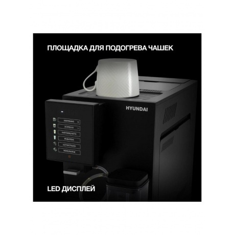 Кофемашина Hyundai HAM-5405 1350Вт черный - фото 20