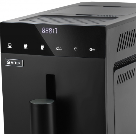 Кофемашина Vitek Metropolis VT-8701 1350Вт черный - фото 4