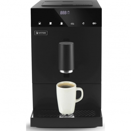 Кофемашина Vitek Metropolis VT-8701 1350Вт черный - фото 6