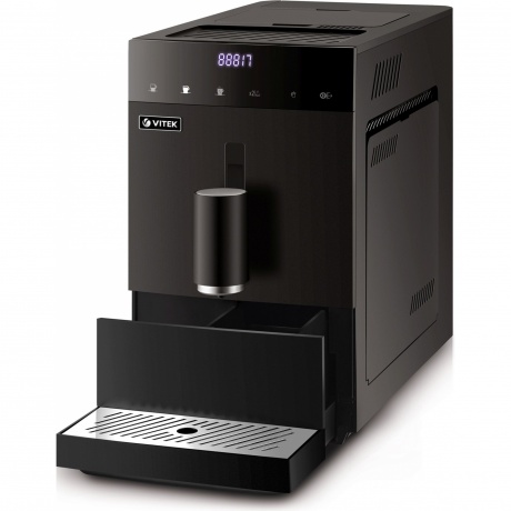 Кофемашина Vitek VT-8700 Metropolis 1350Вт черный - фото 2